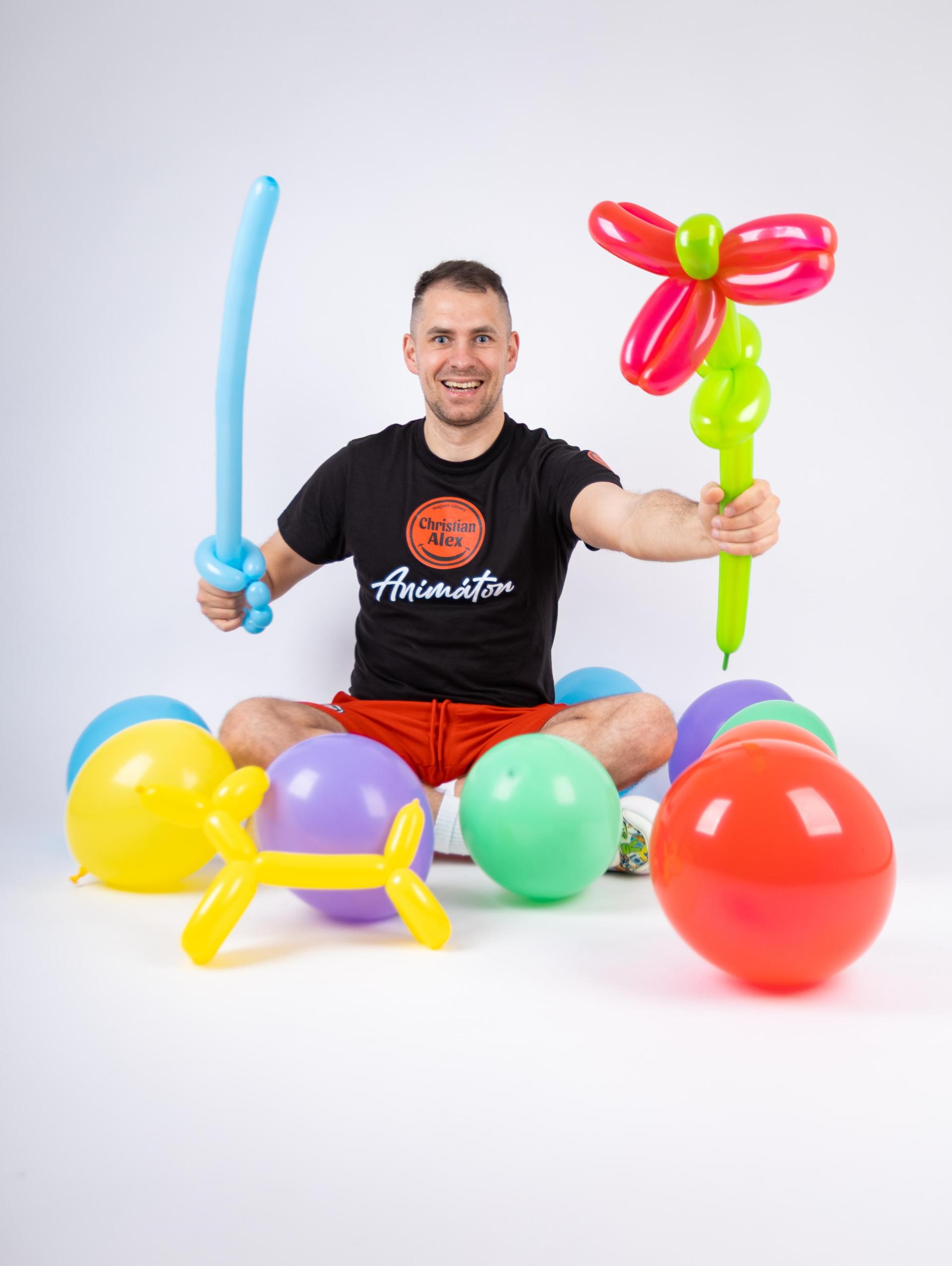 Balónové kreácie - Modelovanie zvieratiek z balónov