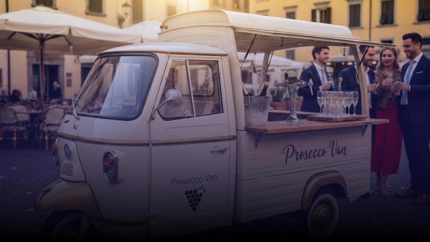 Titulný obrázok Prosecco van na teambuilding v lokalite Zvolen